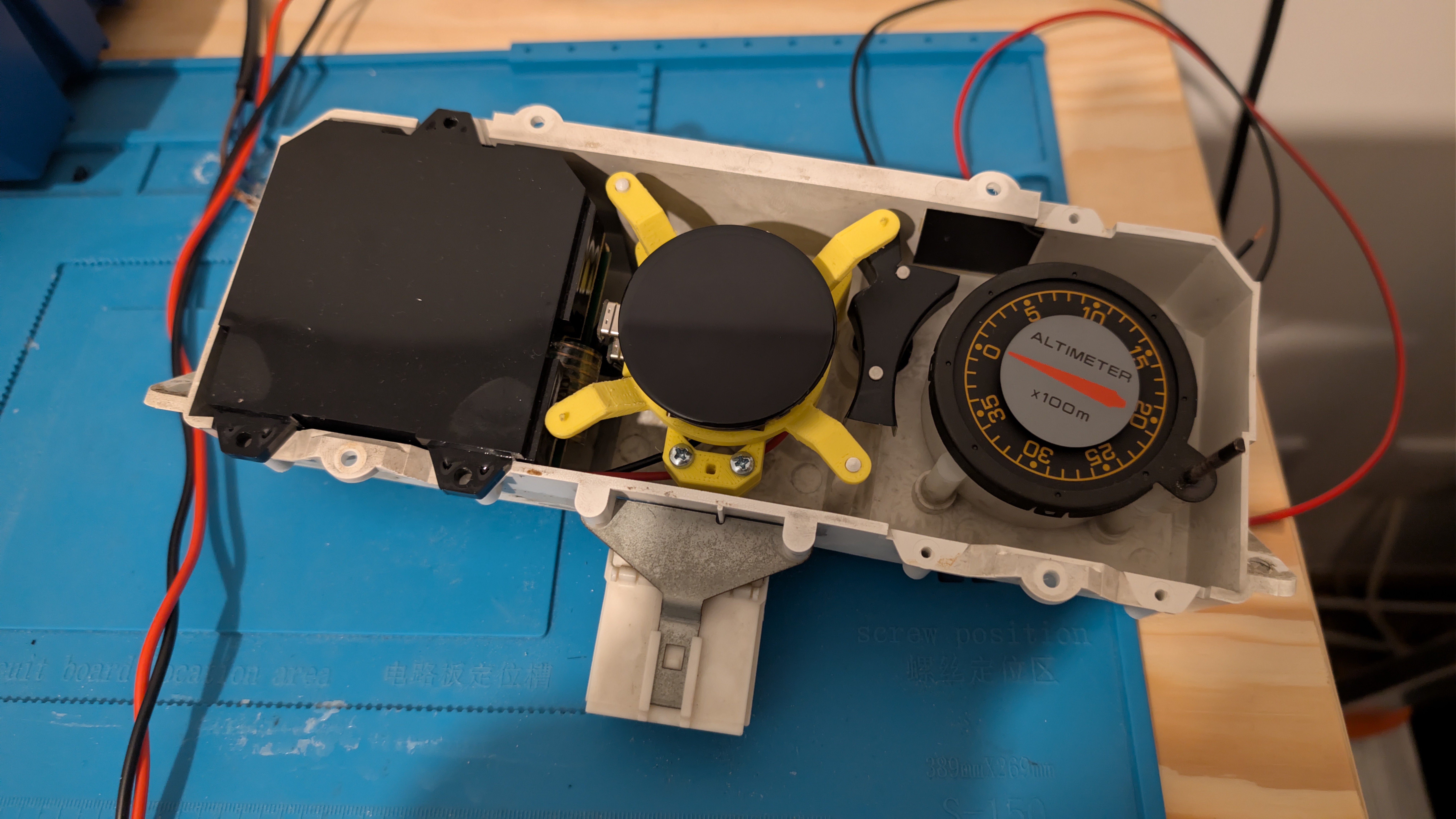 Assembled in the housing