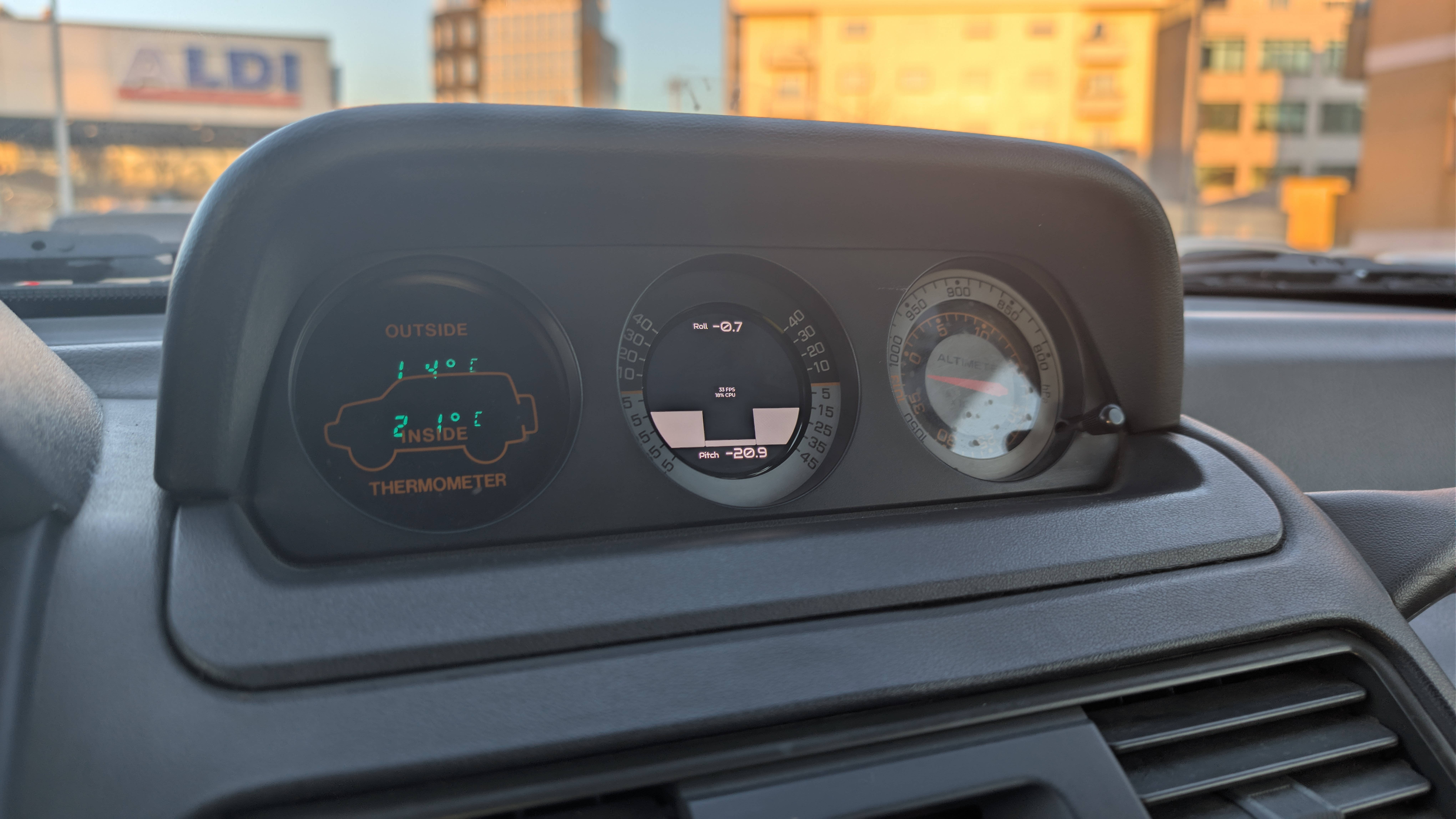 Touchscreen Installed in the Pajero